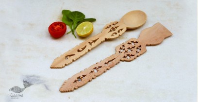 Purnak ✼ Udayagiri Wooden Cutlery - Set of Tow ✼ { 6 }
